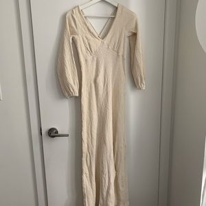 Free People Long Sleeve Maxi Dress Size S